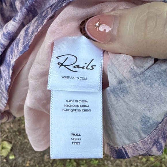 Rails, Fiorella Cotton Ikat-Inspired Minidress, size small - Picture 10 of 11